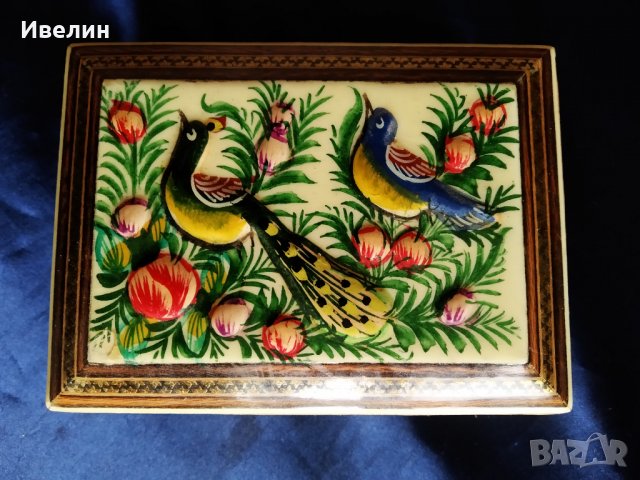 дървена кутия за бижута, снимка 2 - Антикварни и старинни предмети - 28241288