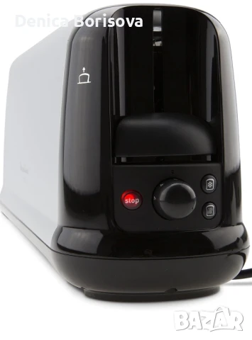 Тостер Moulinex Subito, неръждаема стомана, черно сребристо, снимка 5 - Тостери - 50474123