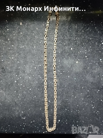 Сребърен Ланец, снимка 4 - Колиета, медальони, синджири - 52667336