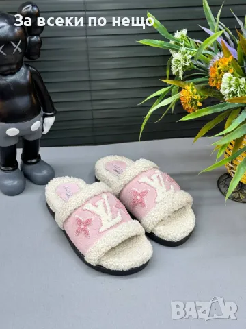 Дамски чехли Louis Vuitton - Налични различни цветове Код D999, снимка 6 - Чехли - 47392586