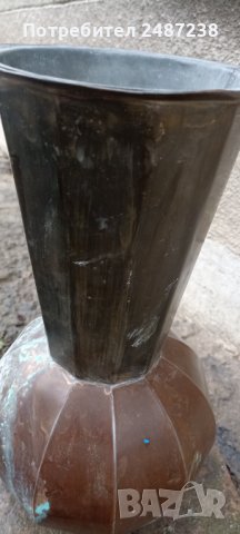 Медна ваза,голяма,тежка, снимка 1 - Декорация за дома - 44099328