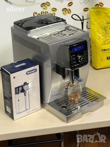 Кафемашина кафе автомат delonghi с гаранция, снимка 4 - Кафемашини - 52531481