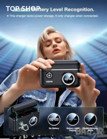 Ново Бързо двойно зарядно + 2 батерии LP-E17 за Canon Rebel T8i, T7i, SL3, снимка 6 - Чанти, стативи, аксесоари - 49251724