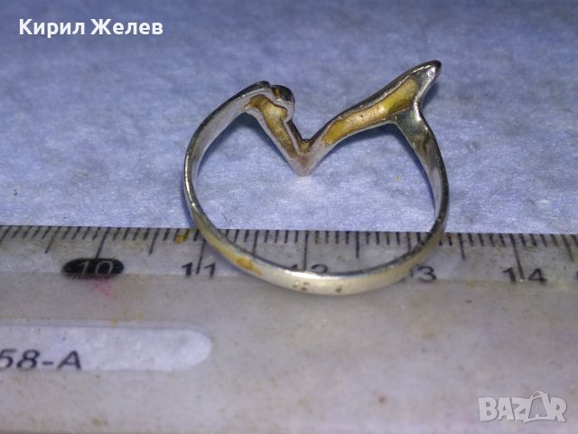 МАРКОВ СРЕБЪРЕН АРТ НУВО СТИЛ ПРЪСТЕН ВИСОКА ПРОБА СРЕБРО ДИЗАЙНЕРСКИ МОДЕЛ РЪЧНА РАБОТА 40912, снимка 11 - Пръстени - 43226328