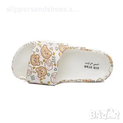 Дамски чехли бели мечета 36/41, снимка 4 - Джапанки - 50076352