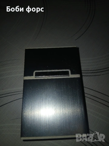 Алуминиева табакера за цигари, снимка 4 - Табакери - 53282625