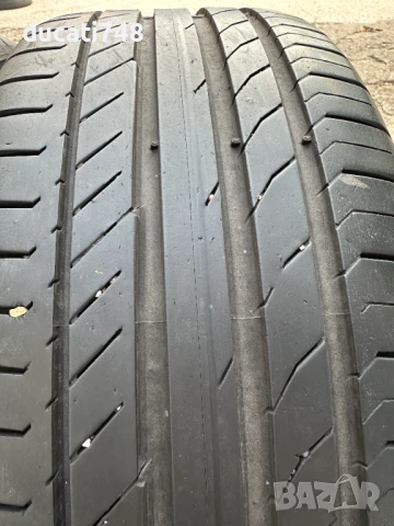 2бр. летни гуми 235/45/19 Continental SportContact 5 SSR Runflat, снимка 3 - Гуми и джанти - 50578718