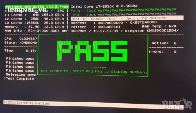 Kingston HYPER X Savage 2 x 8 GB DDR4 3000 , снимка 3 - RAM памет - 43947681