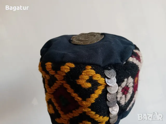 Етно накит,сребро,кепе,шапка,тепелък,таке,носия,бодка,пафти, снимка 4 - Антикварни и старинни предмети - 49176949