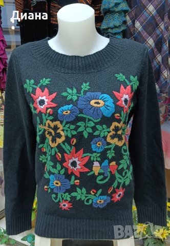Кашмир и мерино-дамски пуловер