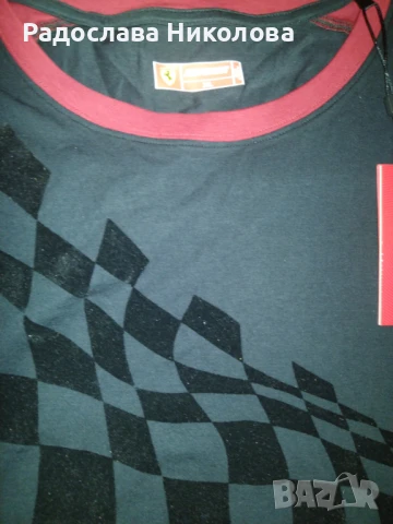 Дамска тениска Ferrari , снимка 2 - Тениски - 50734073