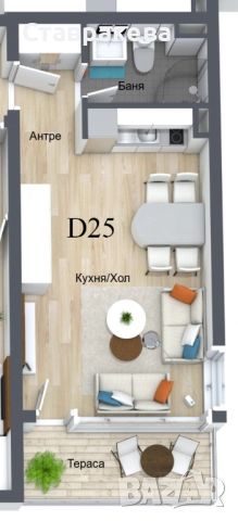 Едностаен апартамент в нов комплекс в Пампорово - Директно от инвеститора, снимка 2 - Апартаменти - 52377061