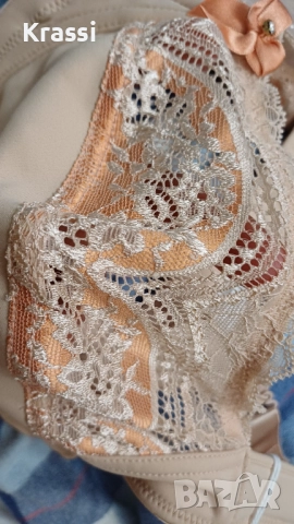 Mariale бежов сутиен 95 D нов, снимка 9 - Бельо - 52228226