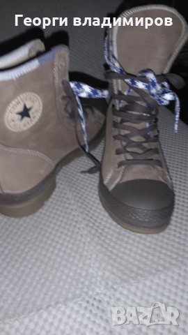 Converse оригинал нови естествена кожа, снимка 4 - Мъжки боти - 27501706