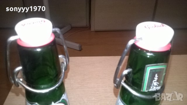 grolsch-2бр празни шишета с интересни капачки, снимка 6 - Колекции - 26646487