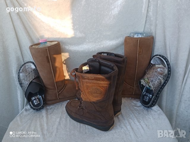 дамски ботуши,боти SNOW BOOTS TIMBERLAND® оригинал, 35 - 36,100% ВИСОКОКАЧЕСТВЕНА ЕСТЕСТВЕНА КОЖА, снимка 13 - Дамски апрески - 43562260