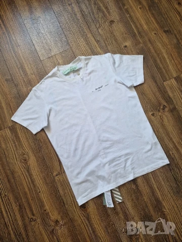 Страхотна мъжка тениска OFF WHITE  размер L / XL,нова с етикет, снимка 2 - Тениски - 51046985