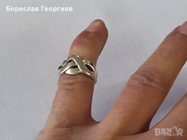 Сребърен пръстен 925, снимка 5 - Пръстени - 40110385