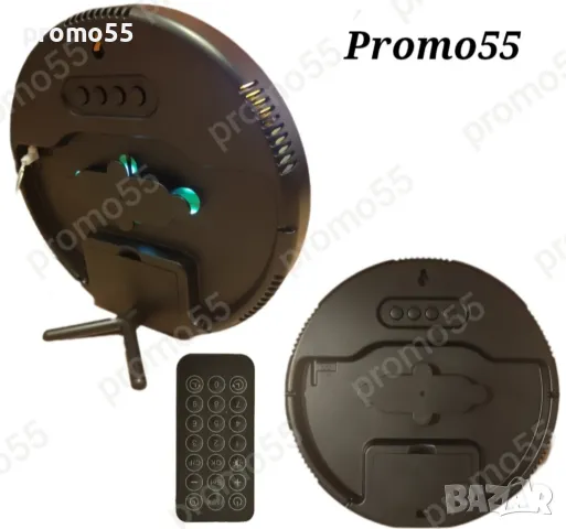 Електронен часовник за стена със светещи  цифри, снимка 6 - Стенни часовници - 49072704