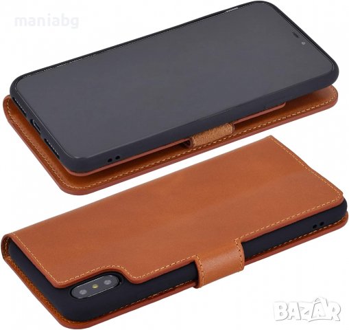 Кожен калъф за Apple iPhone XR Suncase, снимка 4 - Калъфи, кейсове - 38315766