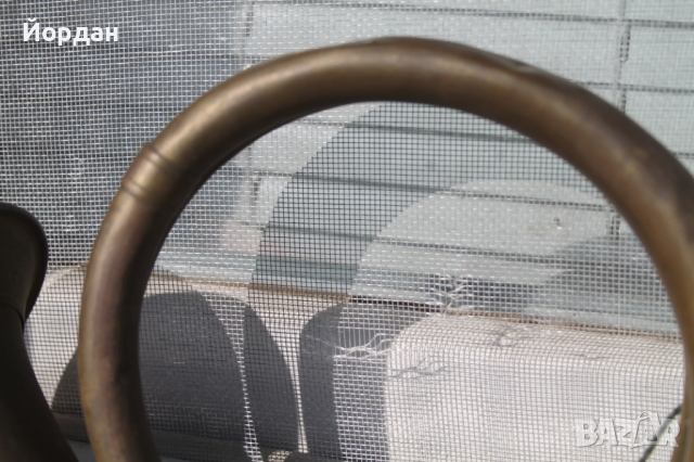 Стара военна месингова ловна тръба, снимка 4 - Антикварни и старинни предмети - 44911210