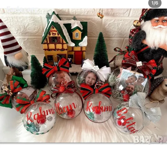 Коледни топки със снимка , снимка 9 - Коледни подаръци - 48118909