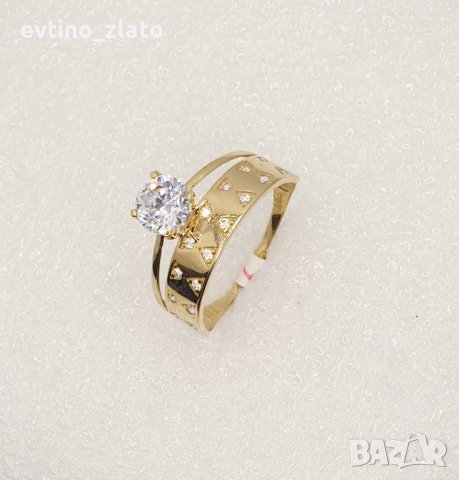 Злтни пръстени 14К, снимка 7 - Пръстени - 38915782