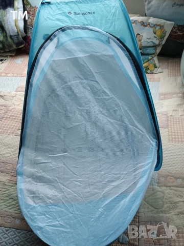 Сгъваема кошара с комарник Samsonite, снимка 8 - Кошарки - 53407753
