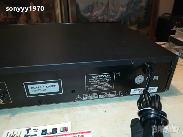  ПОРЪЧАН-ONKYO DX 7355 High End cd/mp3 player 0311220912, снимка 9 - Ресийвъри, усилватели, смесителни пултове - 38542897