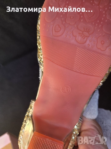 Детски обувчици с токче , снимка 5 - Детски обувки - 51529785