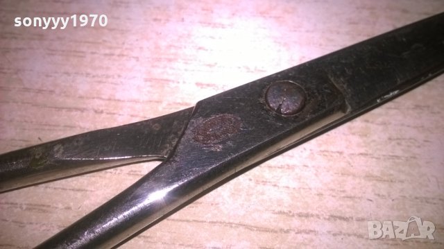 ретро ножица с щемпел-17см-внос германия, снимка 10 - Колекции - 27943688