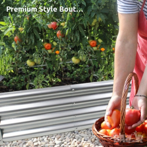 Леха за зеленчуци и цветя метална - поцинкована, снимка 6 - Други стоки за дома - 53592434