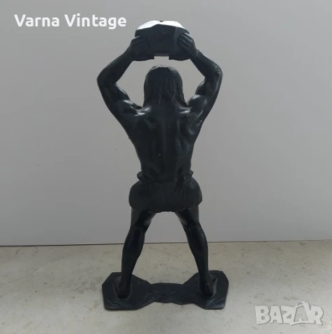 Войници. Неандерталец с с камък. мащаб 150 мм (ДЗИ) СССР., снимка 5 - Колекции - 51416527