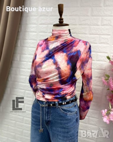 дамска блуза и дънки , снимка 2 - Комплекти - 44063907