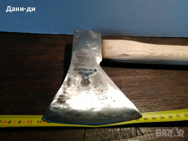 Стар германски топор, брадва, секира с маркировка , снимка 4 - Колекции - 43034228