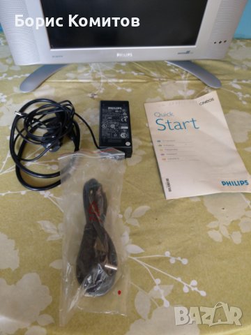 Продавам много запазен телевизор/монитор "Филипс"-15 инча, снимка 6 - Телевизори - 37782131