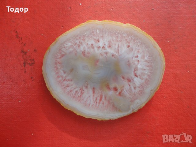 Полиран минерал ахат халцедон 4 , снимка 4 - Колекции - 43937103