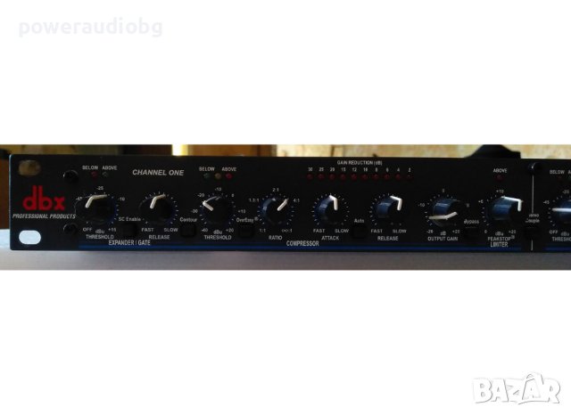 DBX 166xl - Compressor / Limiter / Gate - Компресор, Лимитер, Гейт, снимка 2 - Ресийвъри, усилватели, смесителни пултове - 43660227