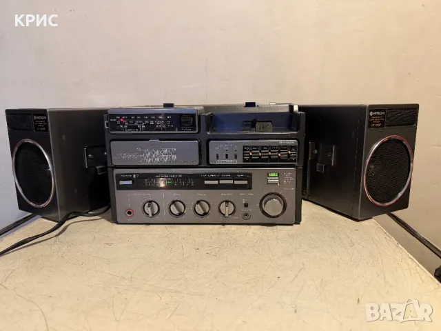 HITACHI CP-90SE Mini Component System, Дръжкофон, снимка 3 - Радиокасетофони, транзистори - 48510440