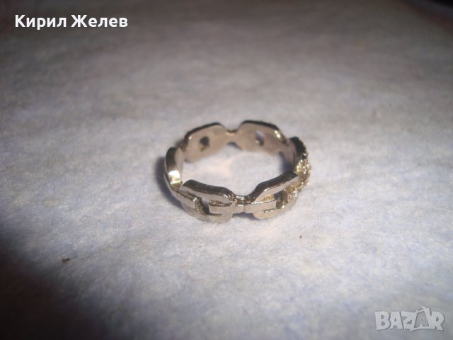 КРАСИВ АЖУРЕН СРЕБРИСТ ФЕШЪН АРТ ПРЪСТЕН с ИСКРЯЩИ КРИСТАЛИ 27714, снимка 9 - Пръстени - 37488874