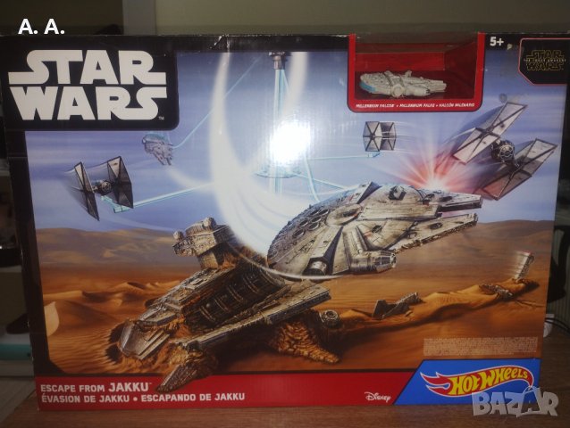 Игрален комплект Mattel Hot Wheels - Бягство от Джаку, Star Wars, снимка 2 - Други - 43771933