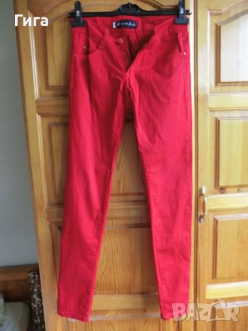 Червен летен панталон, снимка 2 - Панталони - 37089234