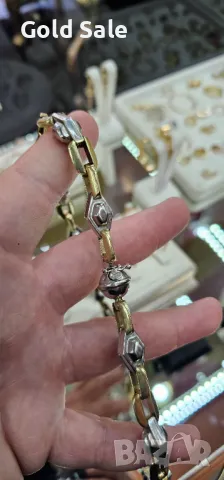 Златен синджир, снимка 4 - Колиета, медальони, синджири - 47810179