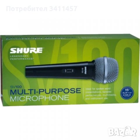 МИКРОФОН SHURE SV100, снимка 3 - Микрофони - 39943192