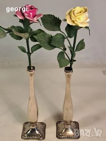 две немски сребърни вазички