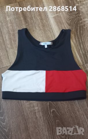 Детско горнище на бански Tommy Hilfiger, 14-16г., снимка 3 - Детско бельо и бански  - 43447320