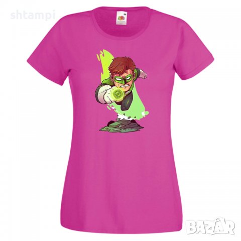 Дамска тениска DC Green Lantern Star Wars Игра,Изненада,Подарък,Геймър,, снимка 8 - Тениски - 36787174