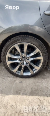 Оригинални джанти 19" Мазда 6, CX 3, CX 5, CX 9 с перфектни  летни Michelin Pilot Sport 5 DOT: 3622, снимка 7 - Гуми и джанти - 50139302
