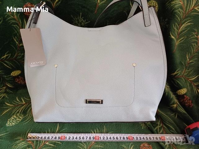 Нова чанта бебешко синьо, снимка 4 - Чанти - 52697447