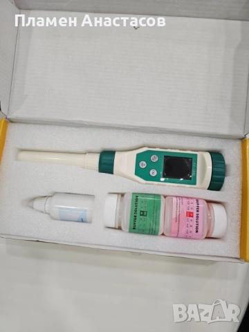 Smart Digital pH Meter YY-1030 – тестер за киселинност на храни и вода с Bluetooth, снимка 8 - Обзавеждане на кухня - 53302006